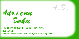 adrienn daku business card